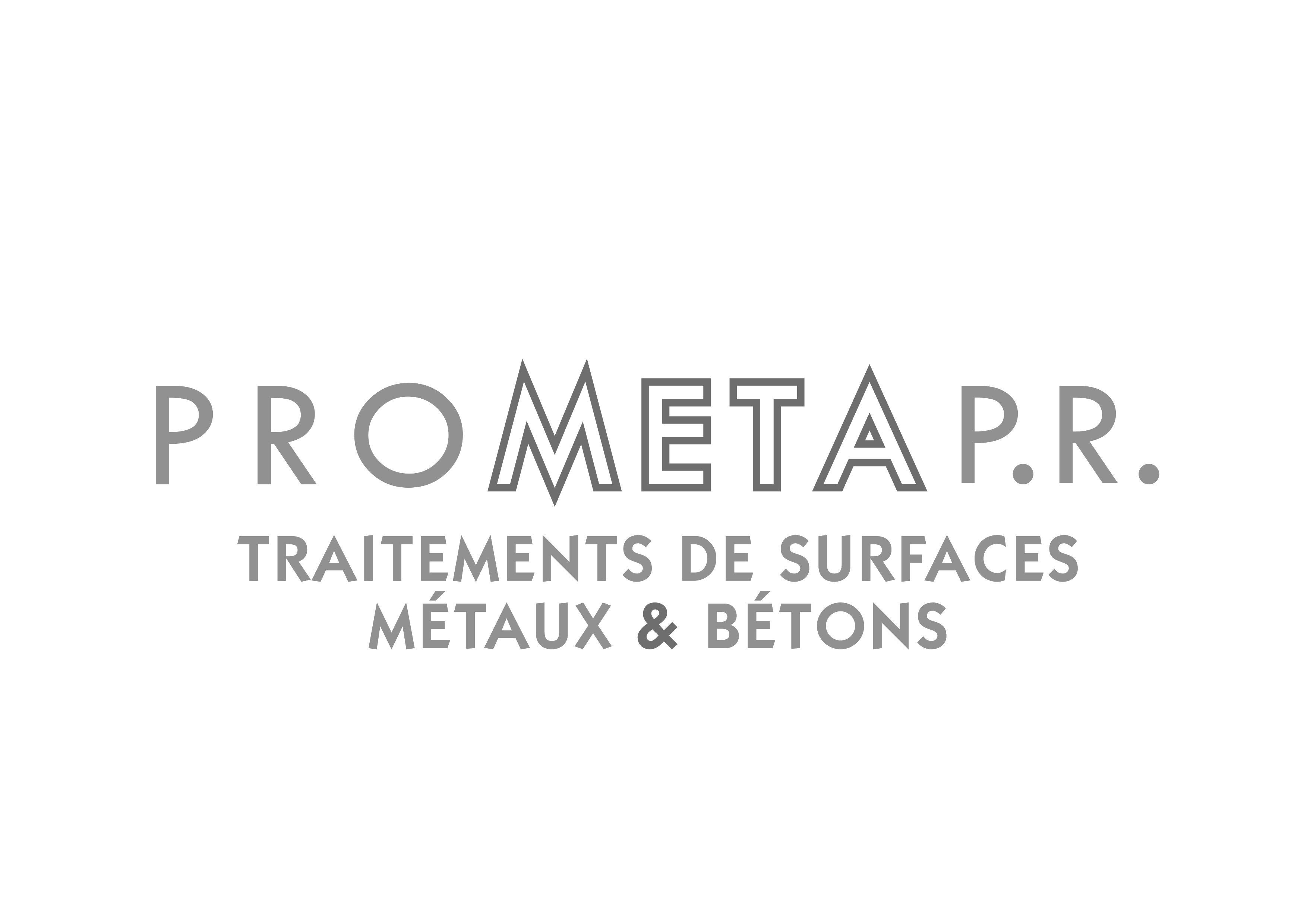 logo prometa gris